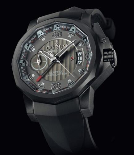 Corum Admiral's Cup Seafender 44 Chrono Centro Replica Watch 961.101.94/F371 AN12 Black PVD Titanium
